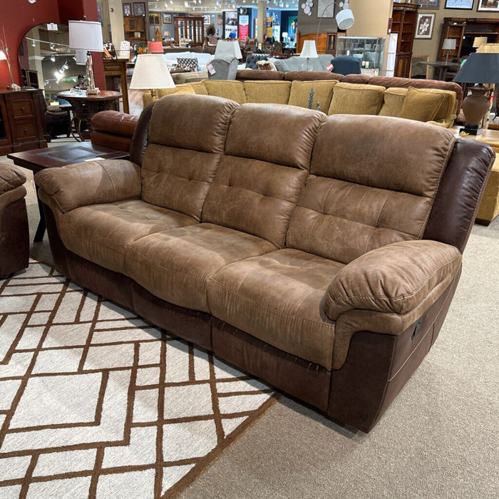 Two-Tone Manual Reclining Sofa(KHK)