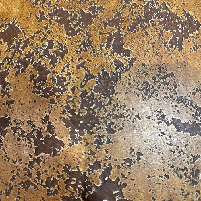 Round Rustic Pedestal End Table(SK)