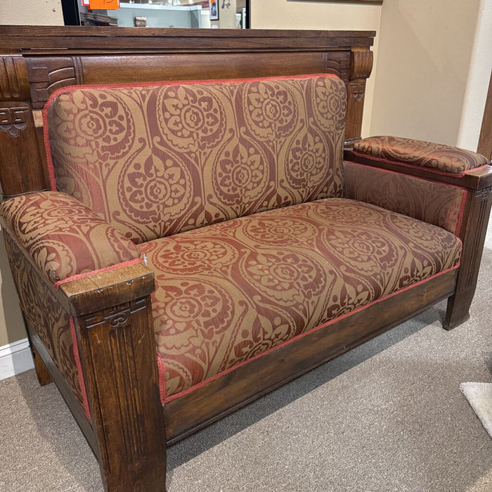 Antique Red Paisley/DW Sofa(ALK)