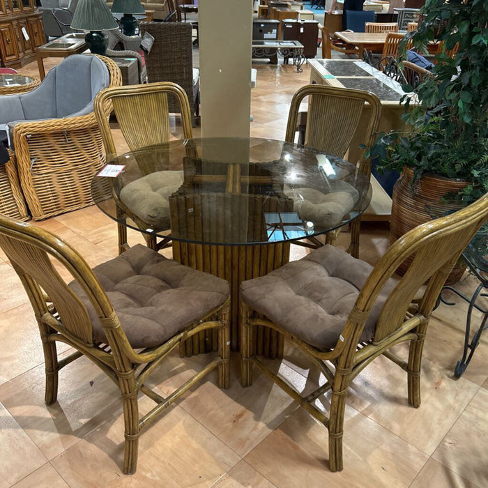Rattan DR/GT Table + 4CH/Cushion(LSH)