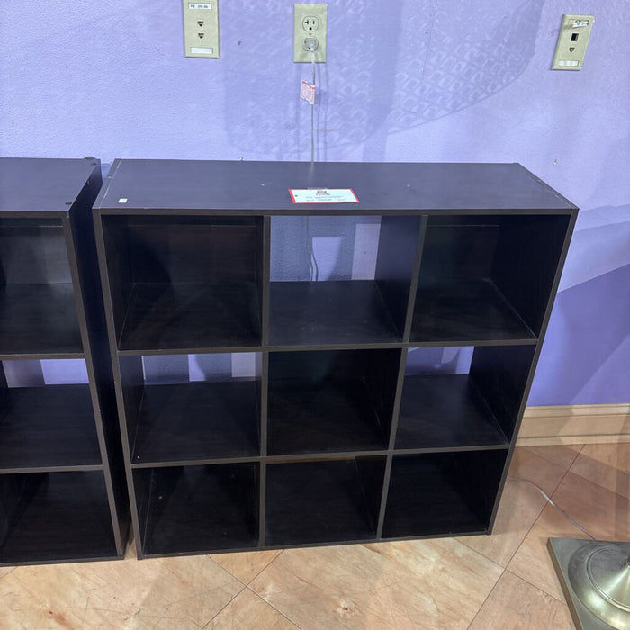 Black Cubby Shelving Unit(KL)