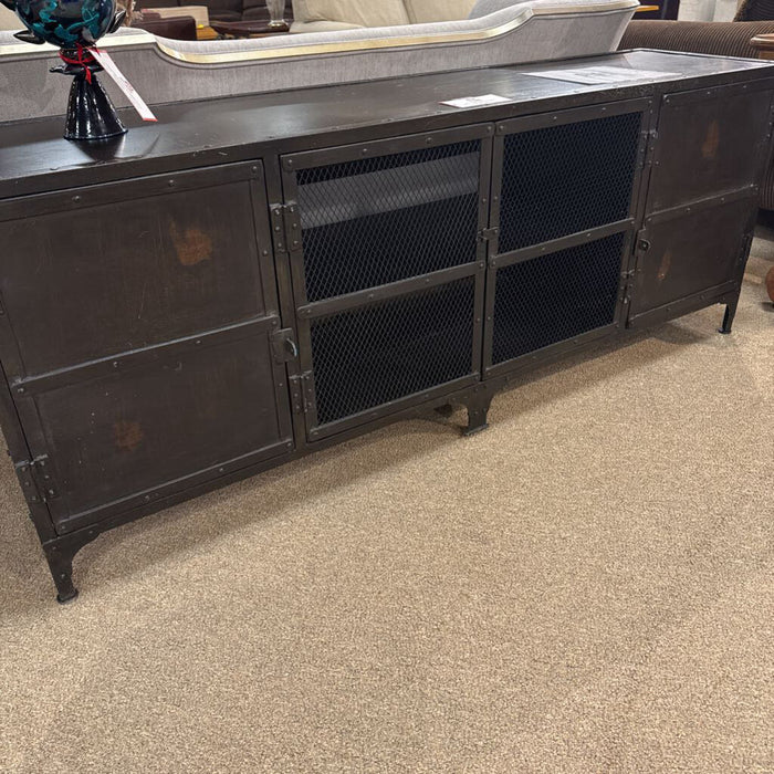 Metal RH Side Table (KHK)