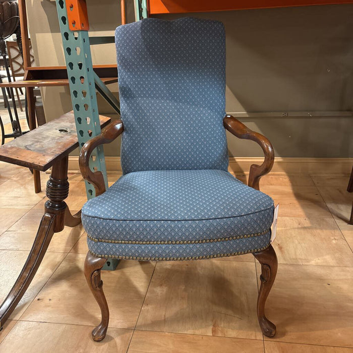 Blue Upholstered Chair (LS)