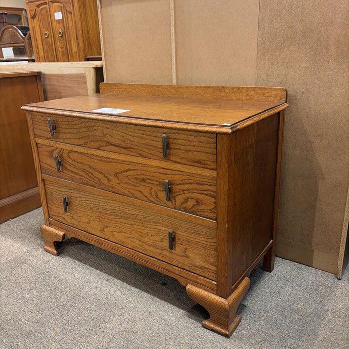 Antique Oak 3-Drawer Dresser(TI)