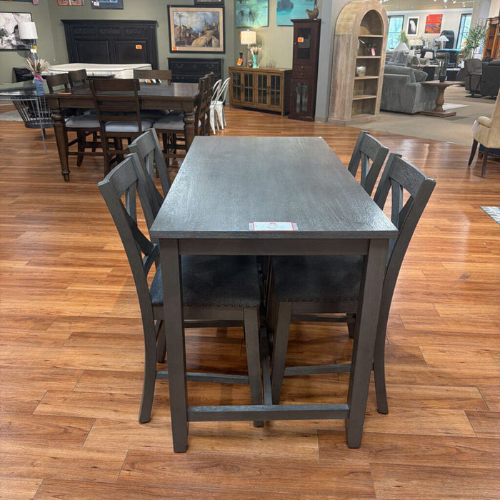 Grey Pub Height Table w/ 4CH(LSH)