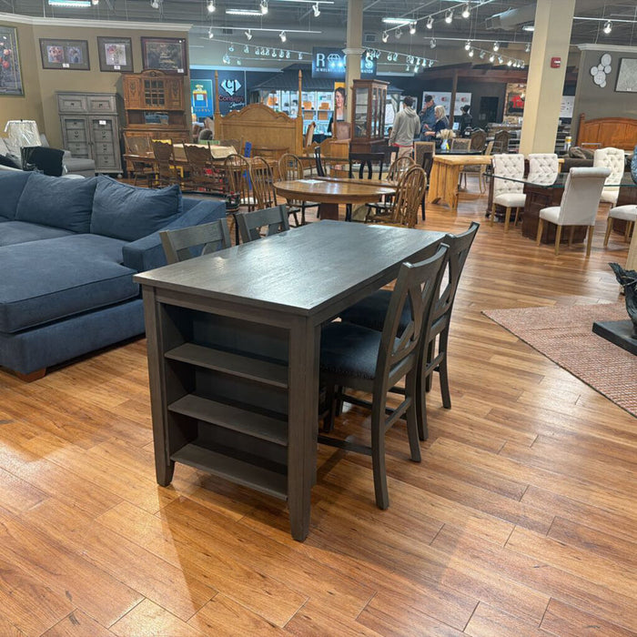Grey Pub Height Table w/ 4CH(LSH)