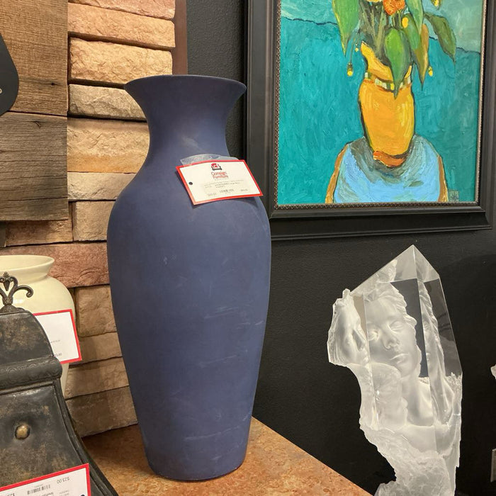 Large Navy Vase(AT)