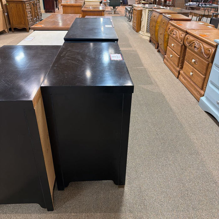 Large 3-Drawer Black/Gold NS(BTK)