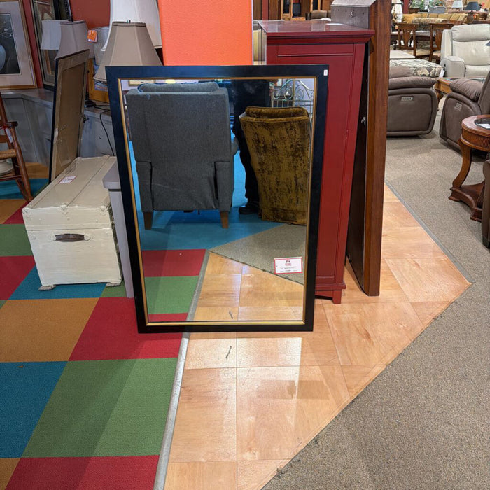 Black/Gold Wall Mirror(TI)