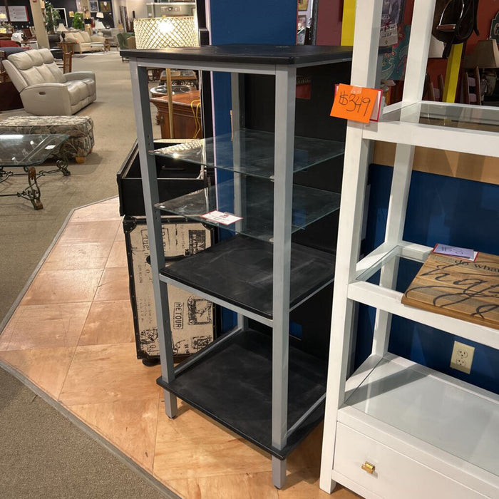 Black/Silver Media Stand(SK)