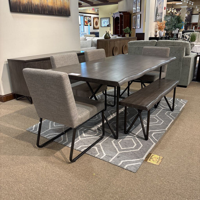 Flexsteel DR Table w/4CH/Bench(BBBH)