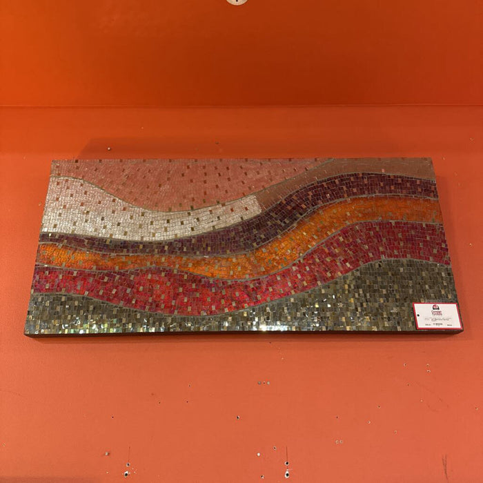 Multi-Colored Tiled Wall Art(AT)