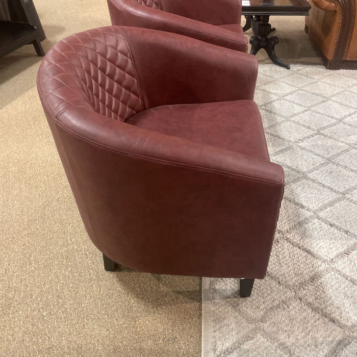 NH Brown Faux Leather Accent CH(SK)
