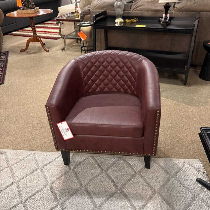 NH Brown Faux Leather Accent CH(SK)