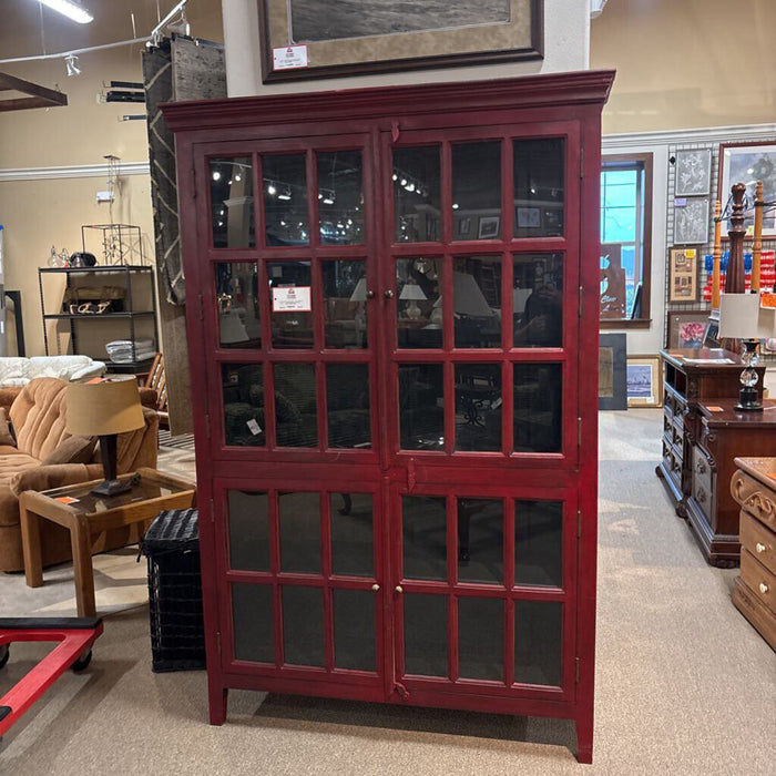 Large Red 4-Door Cabinet(ATH)