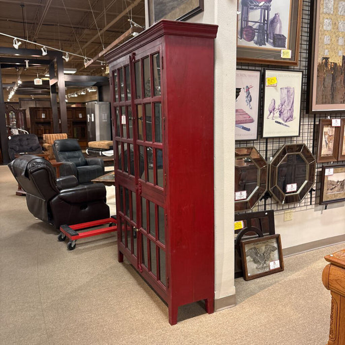 Large Red 4-Door Cabinet(ATH)
