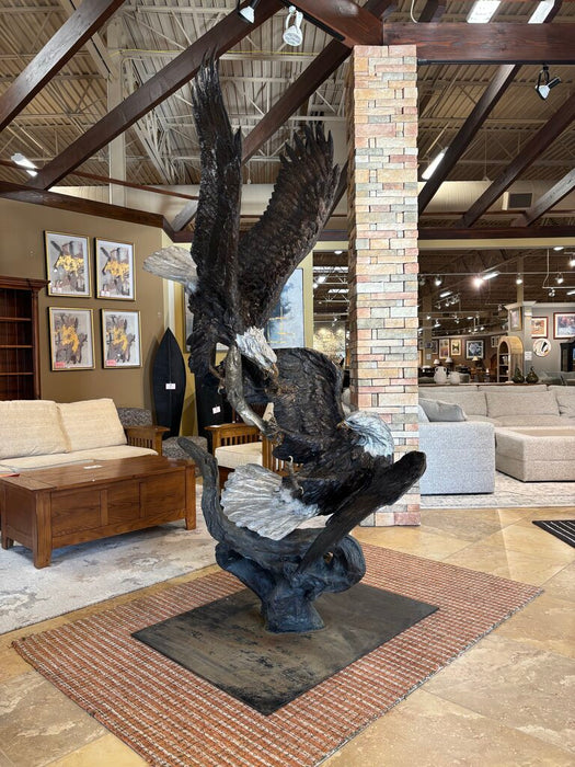 Eagles in Battle Bronze Statue Laran Ghiglieri (BTAHH)