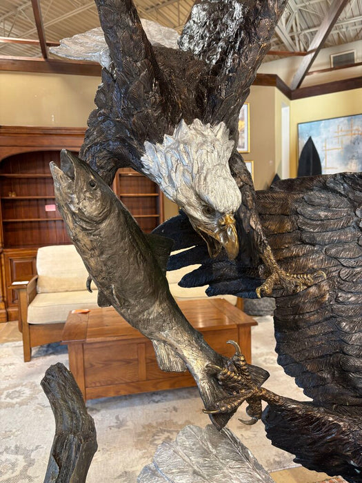 Eagles in Battle Bronze Statue Laran Ghiglieri (BTAHH)