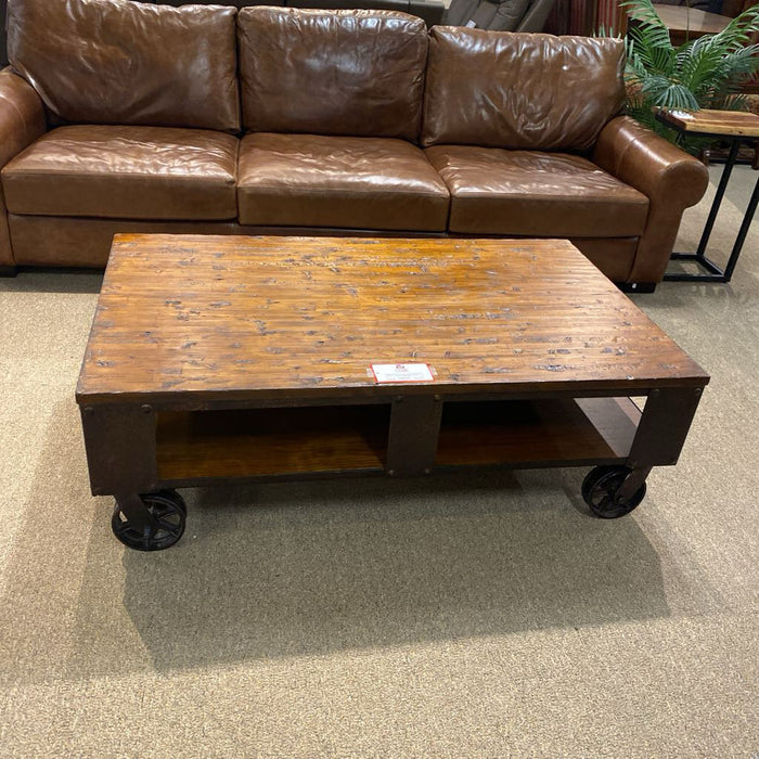 Brown Rustic Coffee Table(LSH)