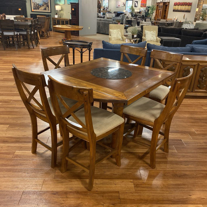 Pub Height DW DR Table w/ 6CH(KHK)