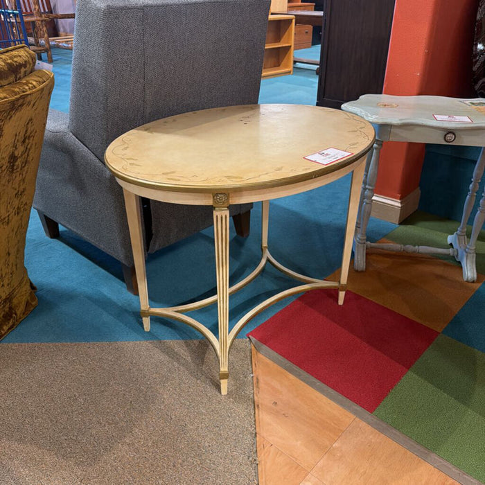White Leaf Accent Table(KL)