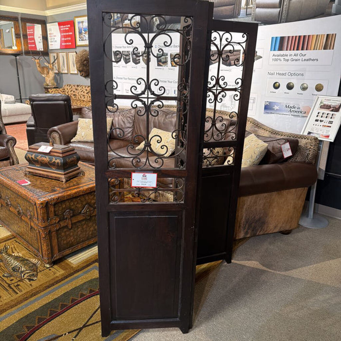 Rustic Tri-Fold Room Divider(BHA)