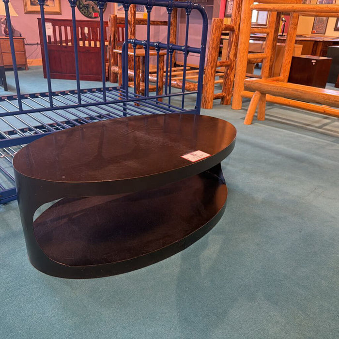 Dark Brown Metal Coffee Table(BAH)
