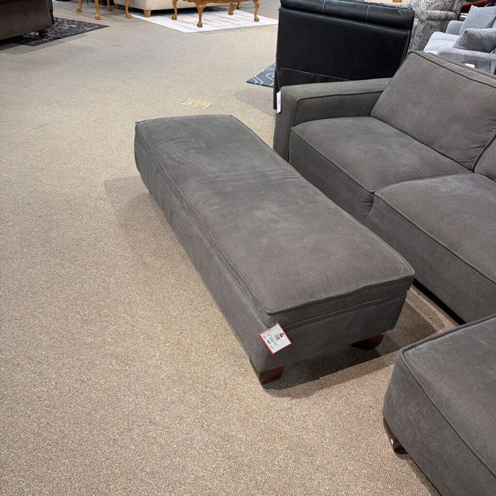 Grey Storage Ottoman(BAH)