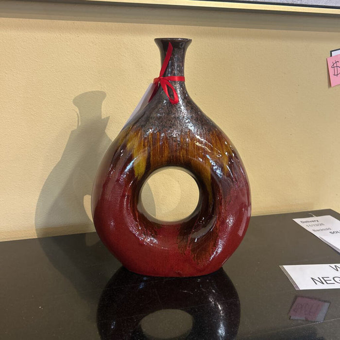 Vintage Vase + Hole in Middle (CT)