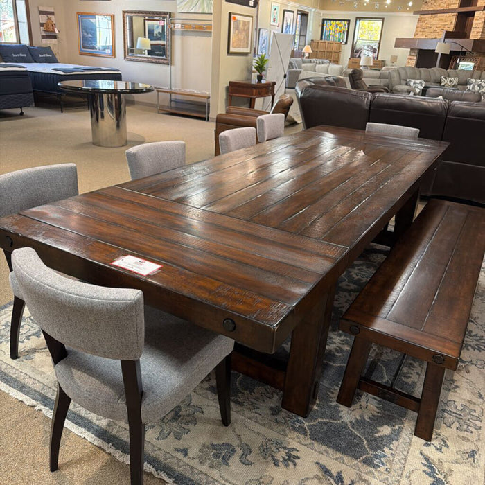DW Rustic Pottery Barn Table/6CH(CMKH)