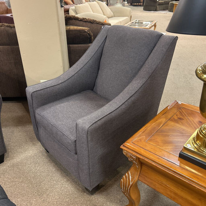 Grey Fabric Accent Chair(BLA)