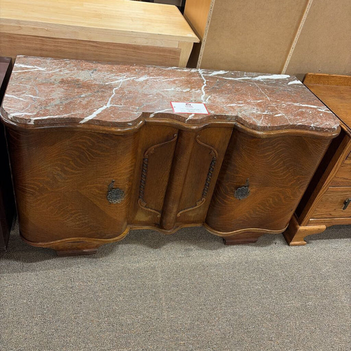2-Door Stone Top Buffet/ Media Cabinet(BHA)