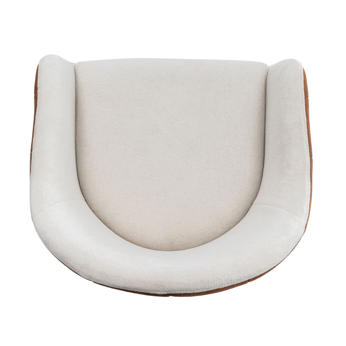 Modern Style Counter Height Bar Stools, With Comfortable Upholstery, Durable Metal Legs Ensure Stability - Brown