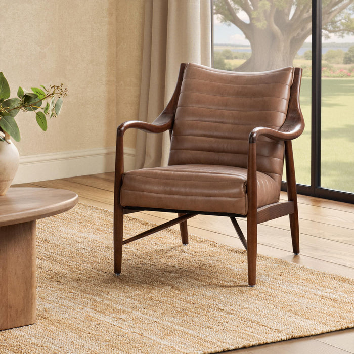 Kenneth - Club Chair - Adobe Tan