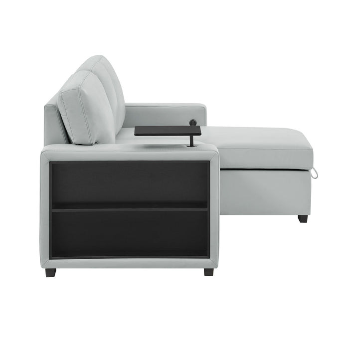 Tracey - Sofabed With Pullout - Silver