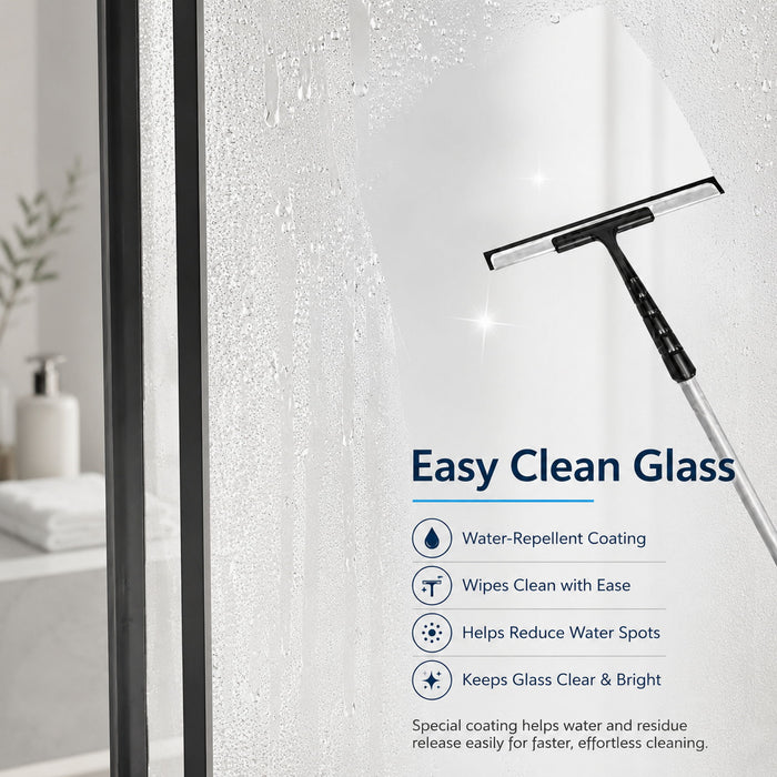 Frameless Shower Door With Soft Closing