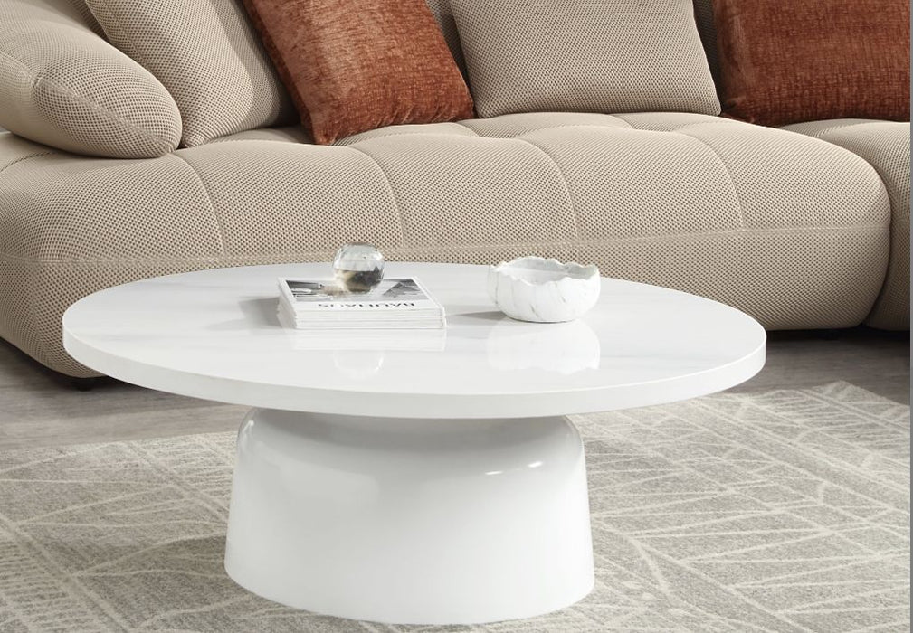 Zaid - Engineering Marble High Gloss Table