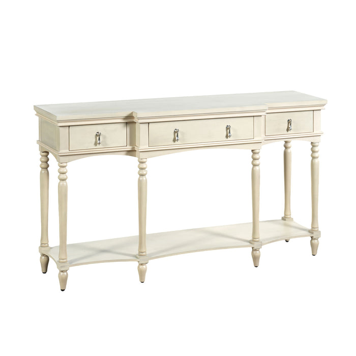 Retro Console Table With 3 Soft Close Drawers