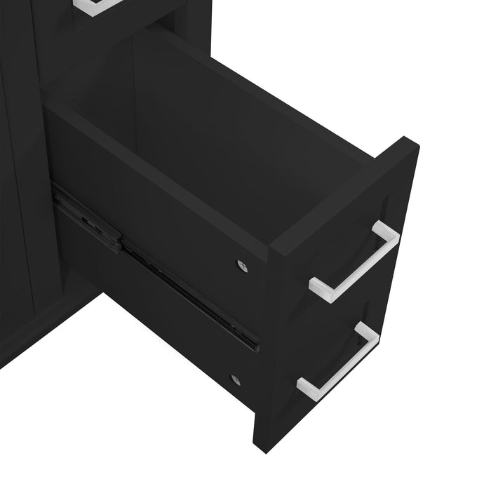 Modern Bathroom Vanity With Sink, Storage Cabinet, Soft Close Doors, Deep & Standard Drawers