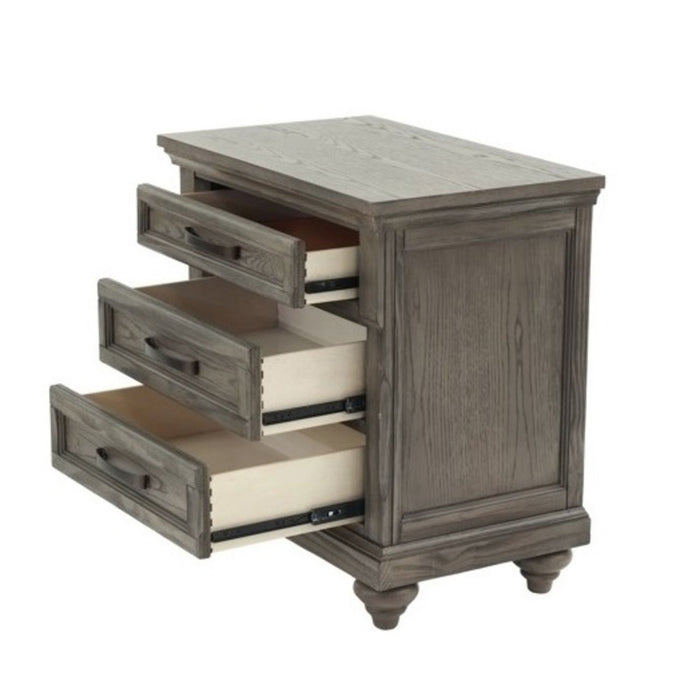 3 Piece Bedroom Set, Bed With 2 Nightstands