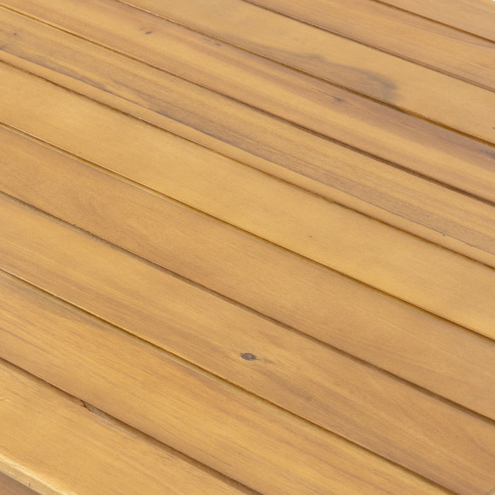 Sebastian - Hand Crafted 4 Piece Sofa Set With Water Resistant Cushions - Beige / Teak