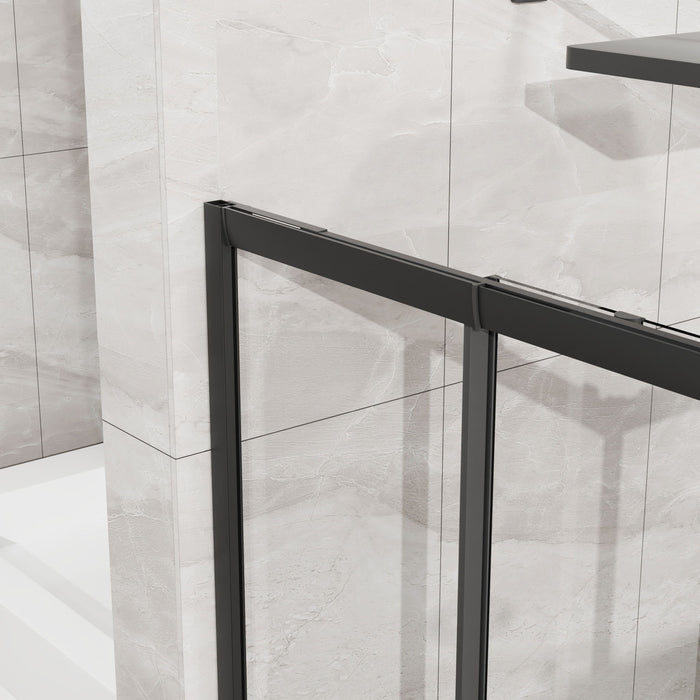 Square Corner Shower Enclosure, Adjustable Frame