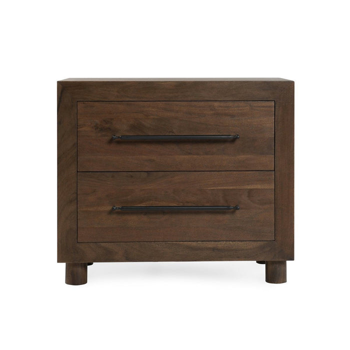 Jaxon - 2 Drawer Nightstand - Harvest Brown
