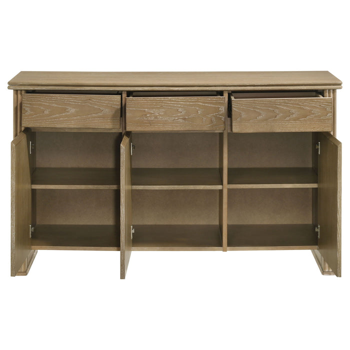 Dreydon - 3 Door Sideboard Server - Light Brown