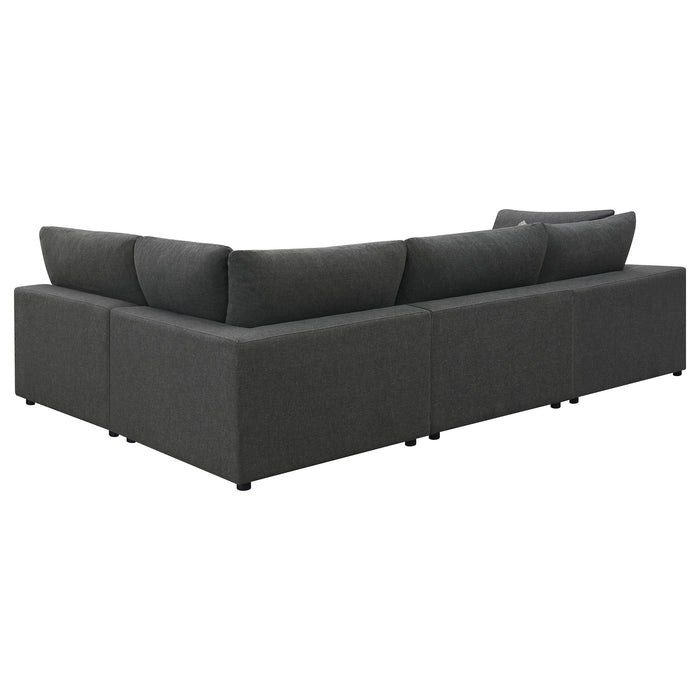 Rhette - Upholstered Sectional With Reversible Cushions