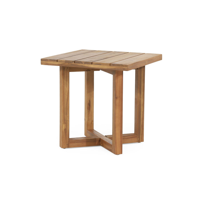 Ella - Square Side Table With Cross Stretcher Base