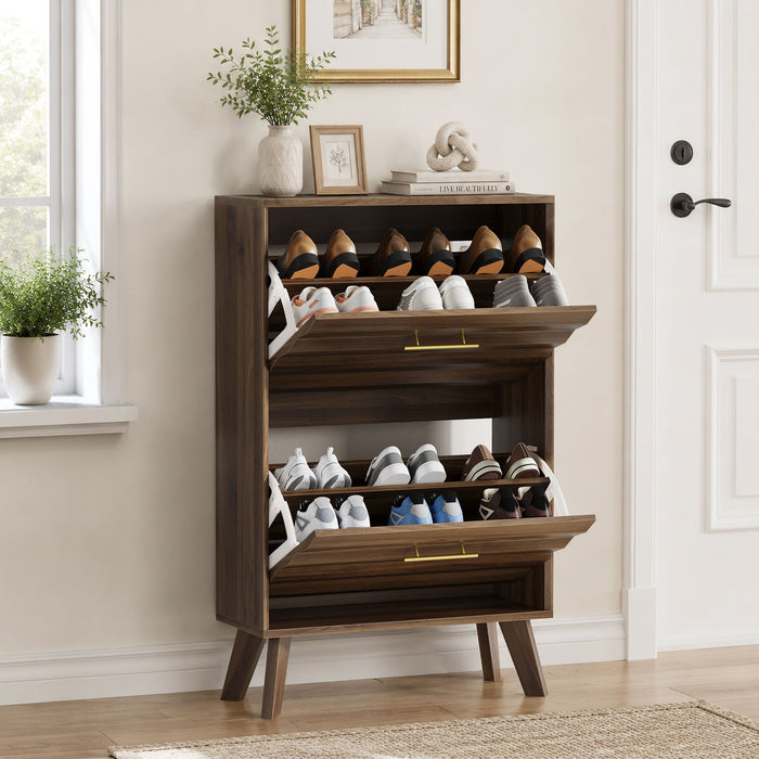 Flip Top Shoe Cabinet