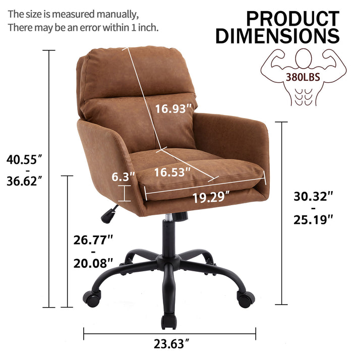Office Chair With Adjustable Height, Ergonomic Design