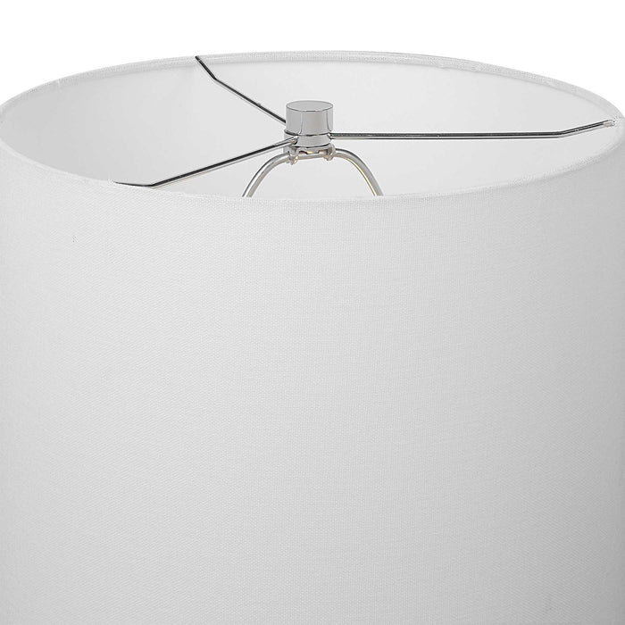 Inverse - Marble Table Lamp - White