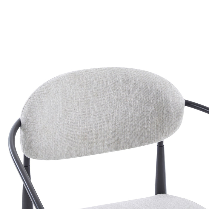 Modern Upholstered Accent Armchair With Pocket Spring Seat